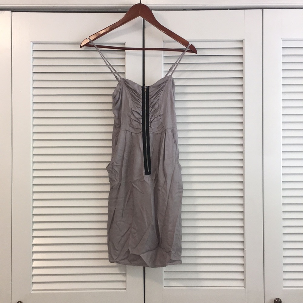 Grey mini dress